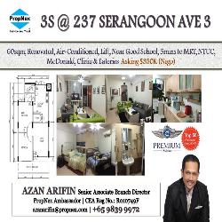 Blk 237 Serangoon Avenue 3 (Serangoon), HDB 3 Rooms #45496682